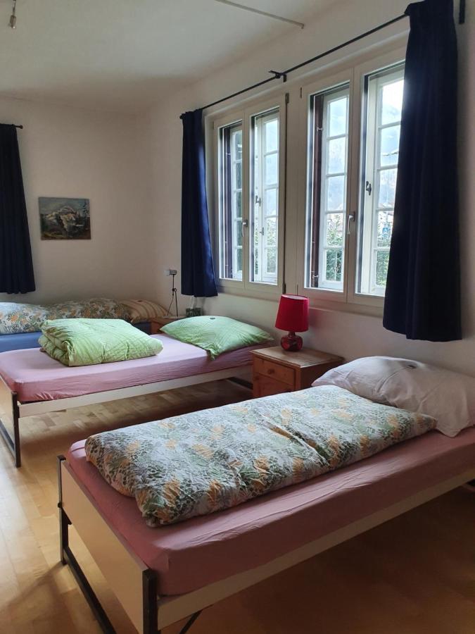 Zentral Gelegene Wohnung Mit Grossem Garten อินเทอร์ลาเคน ภายนอก รูปภาพ